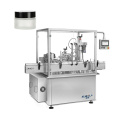 Small bottle filling and capping machine beauty cream filling machine for body cream